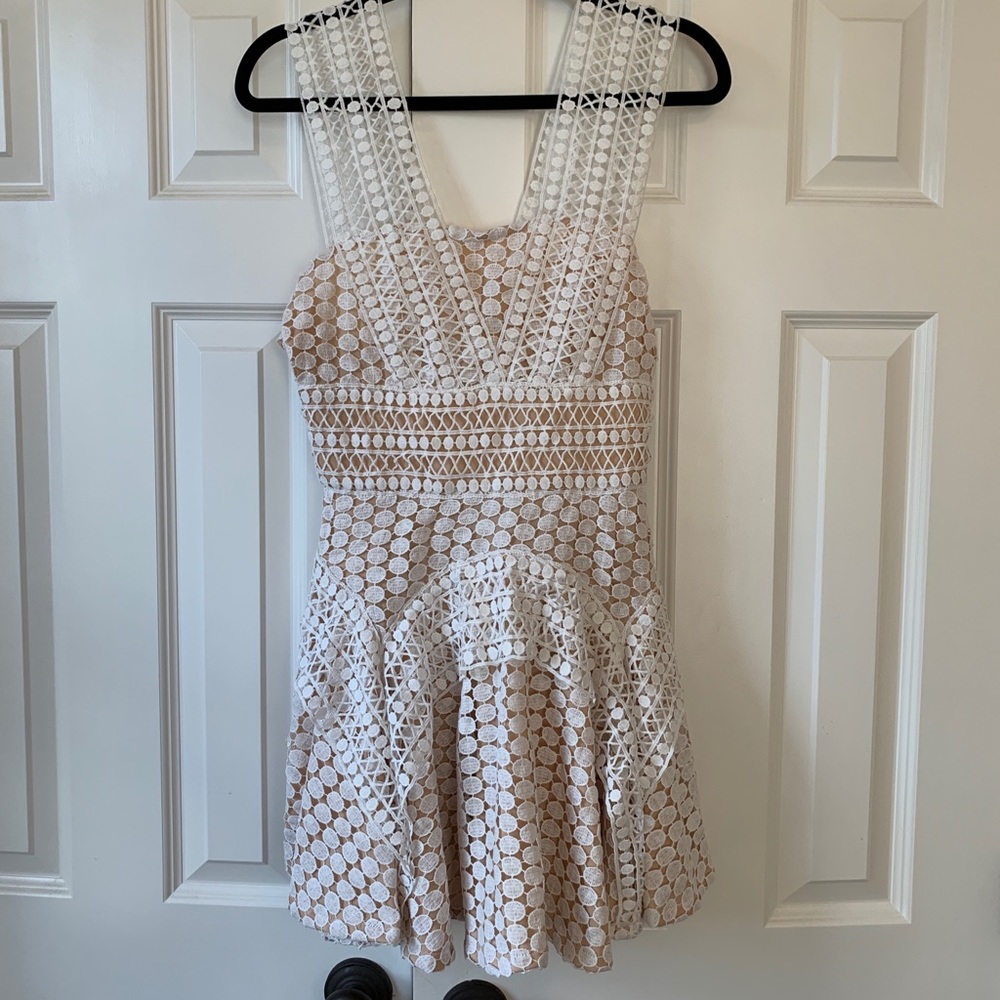 Pretty Little Thing Lace Flare Dress